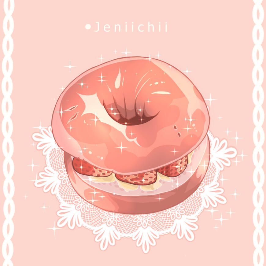 Strawberry Donut